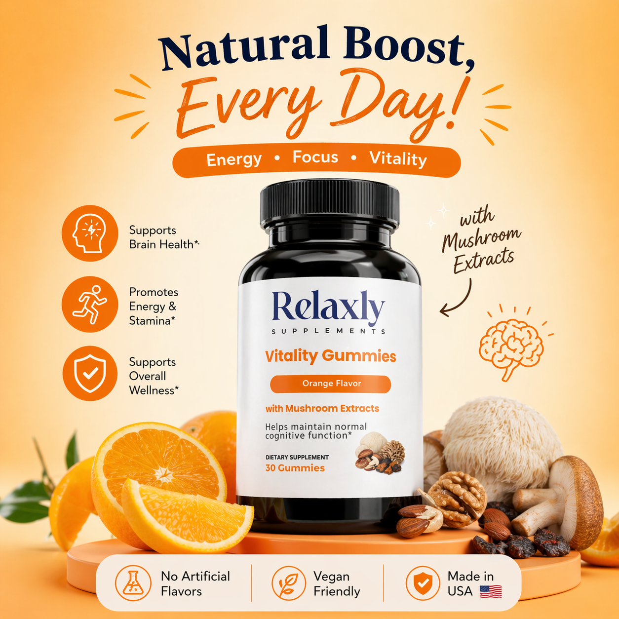 Relaxly Vitality Gummies